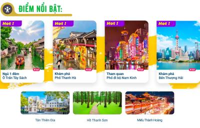 TOUR TRUNG QUỐC NO SHOP: 1 ĐÊM Ô TRẤN - THƯỢNG HẢI - HÀNG CHÂU (5 Ngày 5 Đêm)